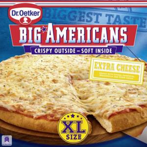 Dr. Oetker Big Americans pizza XL extra cheese