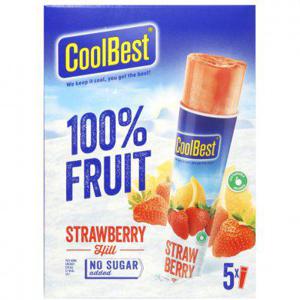 CoolBest 100% Fruitijs strawberry hill