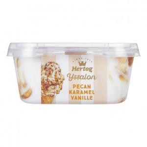 Hertog Ijssalon mini ijs vanille karamel pecan