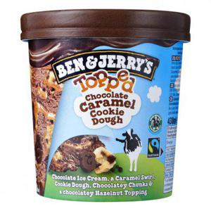 Ben & Jerry's Topped chocolate caramel cookie dough