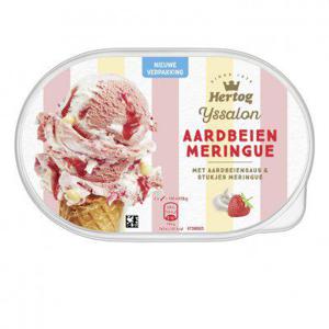 Hertog Ijssalon aardbeien meringue