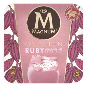 Magnum Ruby chocolate ijs