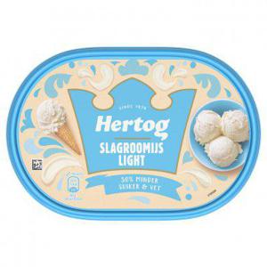 Hertog Light slagroomijs