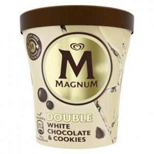 Magnum White chocolate & cookies pint ijs