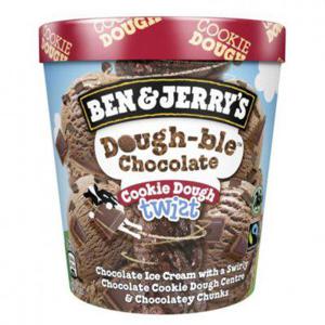 Ben & Jerry's Twist dough-ble chocolate cookie dough