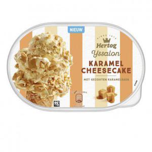 Hertog IJssalon karamel cheesecake