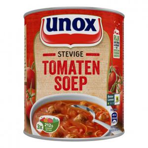 Unox Soep in blik stevige tomatensoep