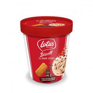 Lotus Speculoos ijs pint chocolade