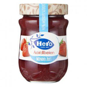 Hero Minder zoet aardbeien jam