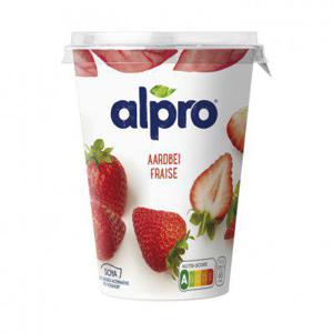 Alpro Plantaardige variatie op yoghurt aardbei