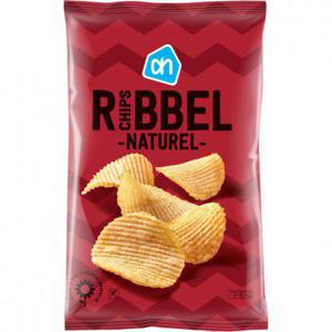 AH Ribbelchips naturel