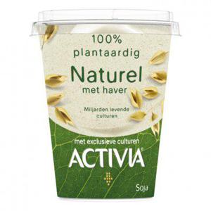 Activia 100% plantaardige soja naturel met haver