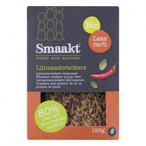 Smaakt Lijnzaadcrackers maanzaad less carb