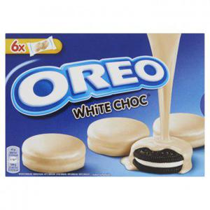 Oreo Koekjes omhuld met witte chocolade