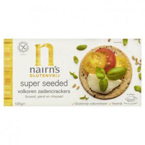 Nairn's Super seeded wholegrain cracker glutenvr