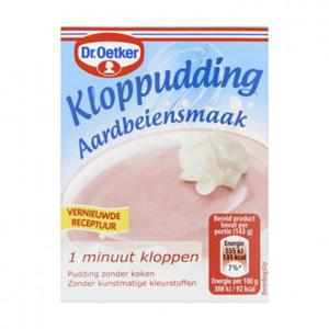 Dr. Oetker Kloppudding aardbei