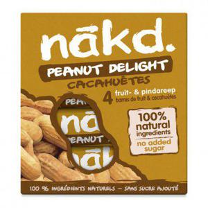 Nakd. Peanut delight notenreep met fruit