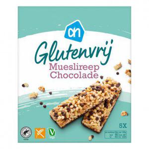 AH Glutenvrij Mueslireep chocolade