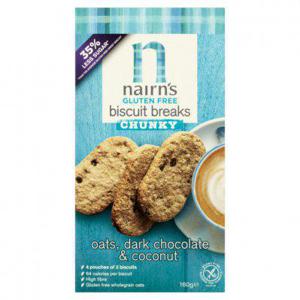 Nairn's Gluten free chunky oats, coconut &choc