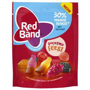 Red Band Snoepmix feest 30% minder suiker