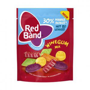 Red Band Winegummix 30% minder suiker