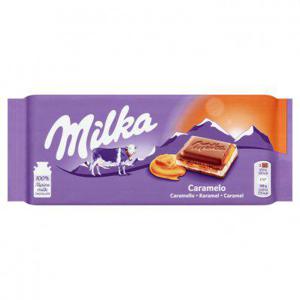 Milka Chocolade reep karamel