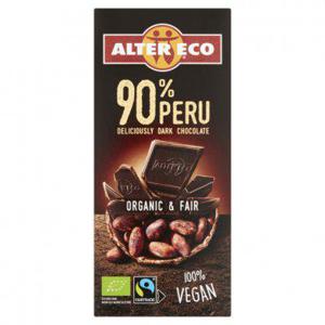 Alter Eco Dark chocolate peru 90% bio