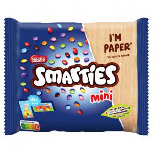 Smarties Mini melk chocolade uitdeelzak