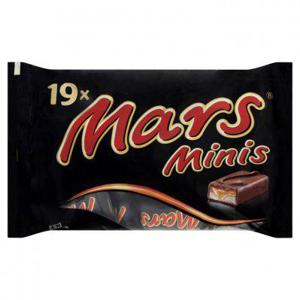 Mars Mini's chocolade uitdeelzak