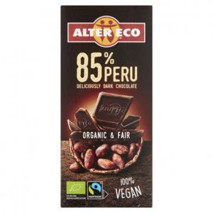 Alter Eco Dark chocolate peru 85% bio