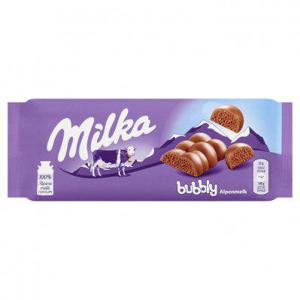 Milka Bubbly chocolade reep alpenmelk