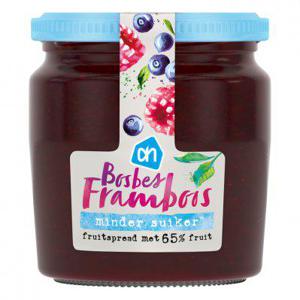 AH Fruitspread framboos bosbes mindersuiker