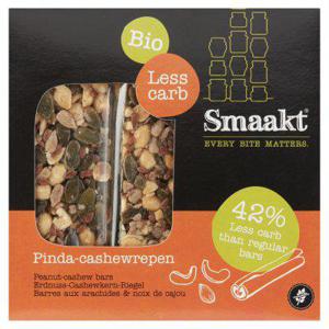 Smaakt Pinda cashewrepen less carb