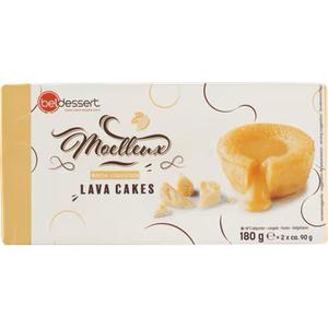 Beldessert Moelleux Lava Cakes met Witte Chocolade 180g