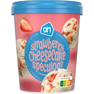 AH Roomijs Strawberry cheesecake speculoos