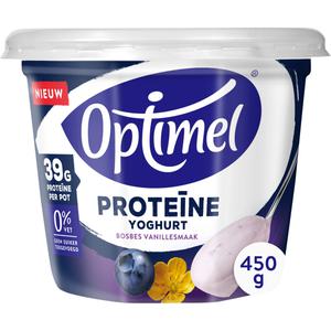 Optimel Proteine yoghurt bosbes vanillesmaak