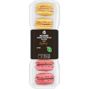 AH Macarons framboos watermeloen en perzik