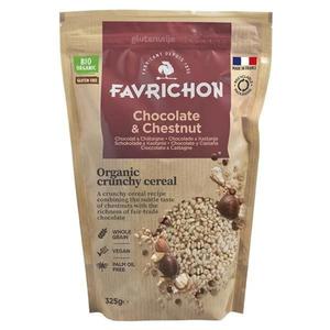 J. Favrichon Knapperige Muesli Chocolade & Kastanje Biologisch