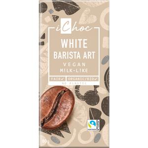 iChoc White barista art vegan m!lk-l!ke