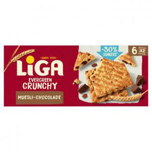 Liga Evergreen crunchy muesli-chocolade