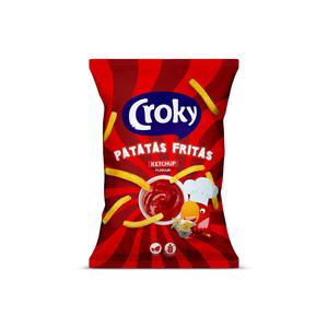 Croky Patatas fritas ketchup