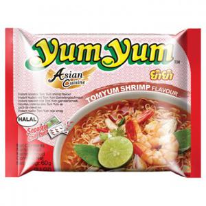 Yum Yum Tomyum garnalen pakje instant noedels