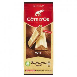 Côte d'Or Bonbonbloc chocolade reep praliné wit