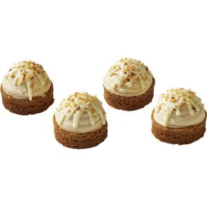 PLUS Mini witte choco-hazelnootgebakjes