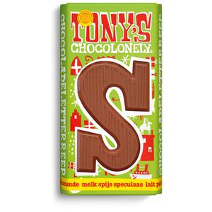 Tony's Chocolonely Letterreep melk spijs speculaas