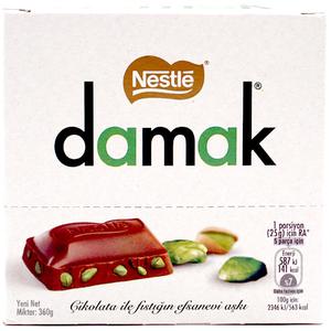 Nestle Damak Pistache melk chocolade reep