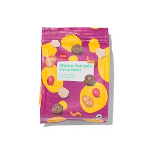 Hema choco fun mix met pretzels