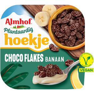 Almhof Hoekje choco flakes banaan plantaardig