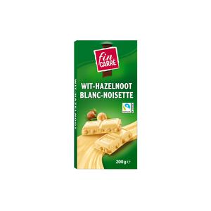 Fin Carre Chocoladereep Wit-Hazelnoot