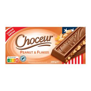 Choceur Chocolade peanut & flakes